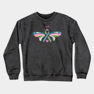 Metastatic Breast Cancer Butterfly Crewneck Sweatshirt